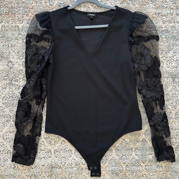 EXPRESS bodysuit top Size L - Picture 2 of 9